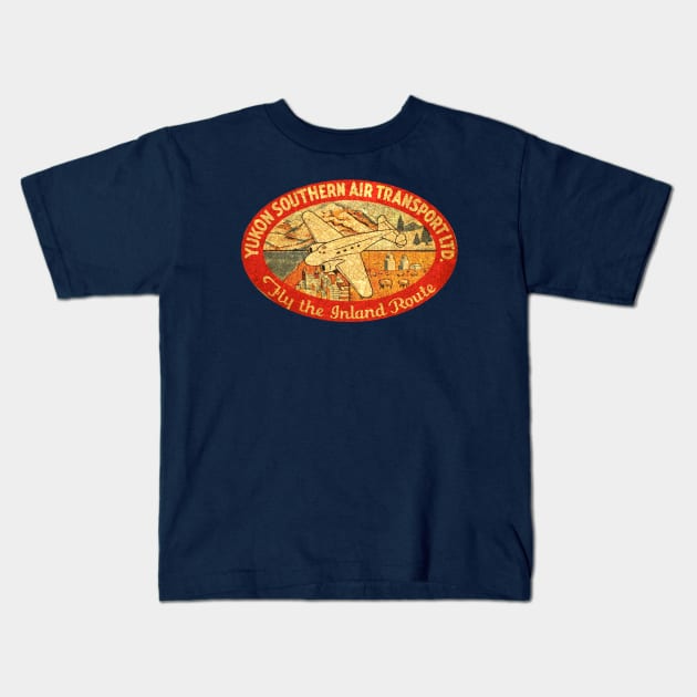 Yukon Southern Air Kids T-Shirt by Midcenturydave
